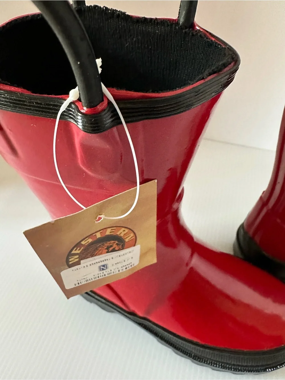 Western Chief Red Rain Boots Kids Size 7 NWT Waterproof